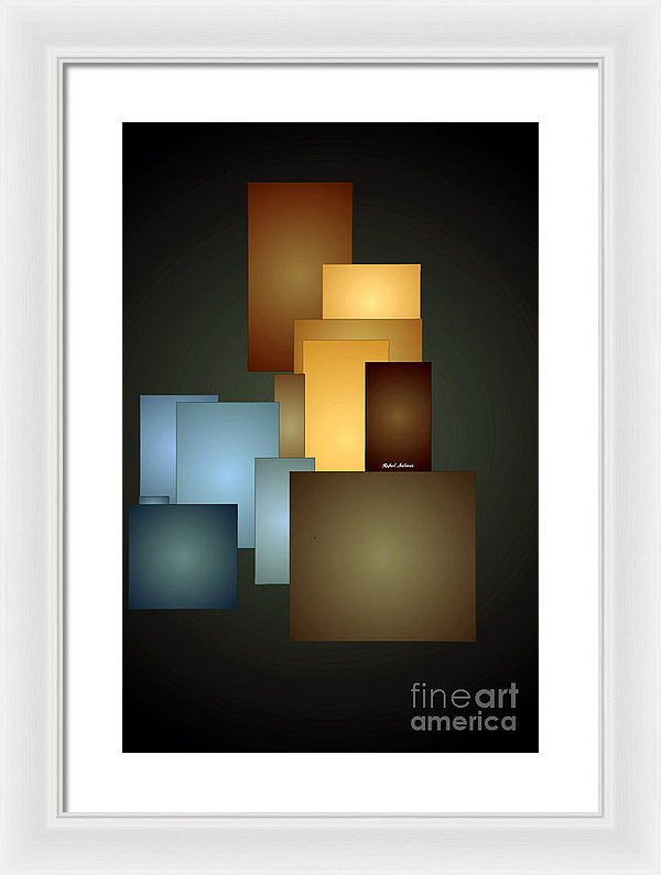 Framed Print - Geometric Windows