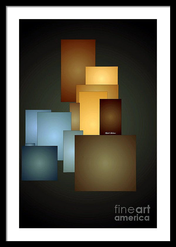 Framed Print - Geometric Windows