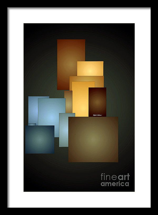 Framed Print - Geometric Windows