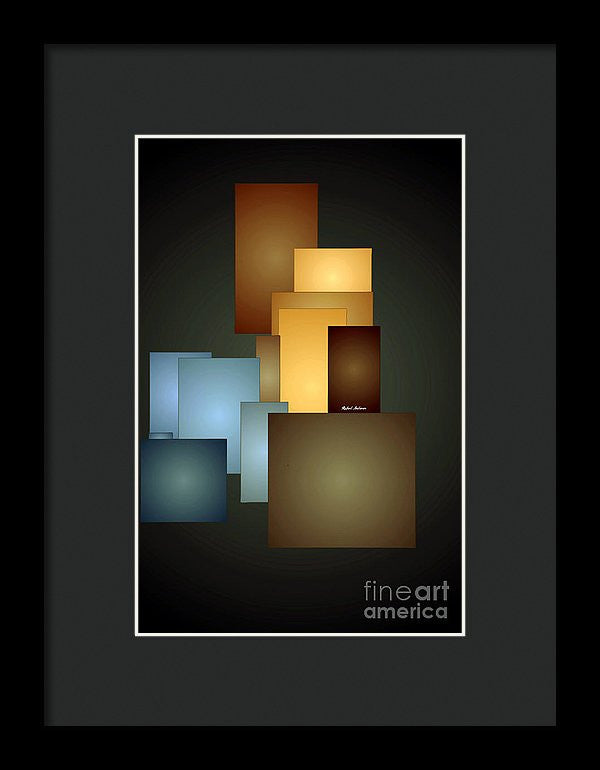 Framed Print - Geometric Windows