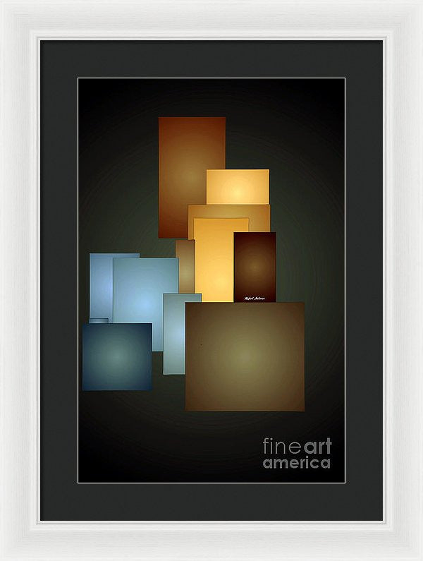 Framed Print - Geometric Windows