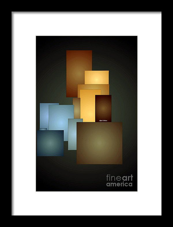 Framed Print - Geometric Windows