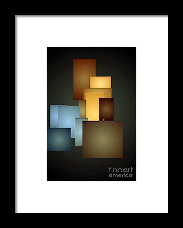 Framed Print - Geometric Windows