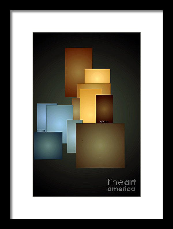 Framed Print - Geometric Windows