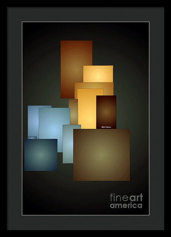 Framed Print - Geometric Windows