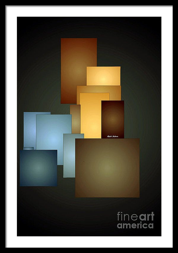 Framed Print - Geometric Windows