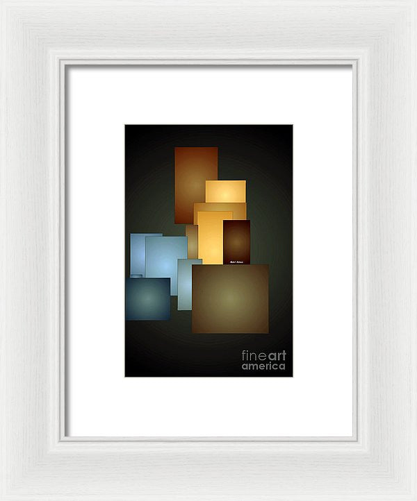 Framed Print - Geometric Windows