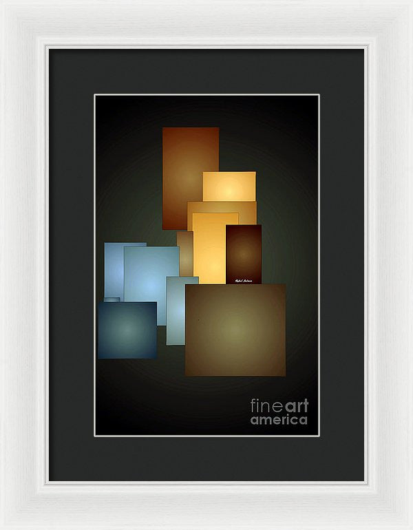 Framed Print - Geometric Windows