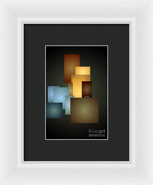 Framed Print - Geometric Windows