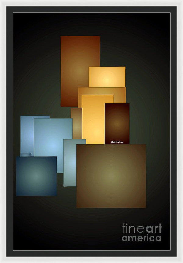 Framed Print - Geometric Windows