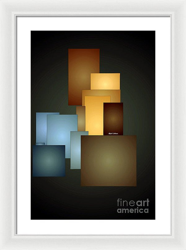 Framed Print - Geometric Windows