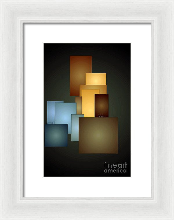 Framed Print - Geometric Windows