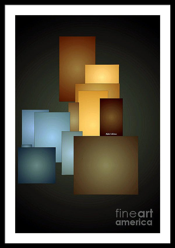 Framed Print - Geometric Windows