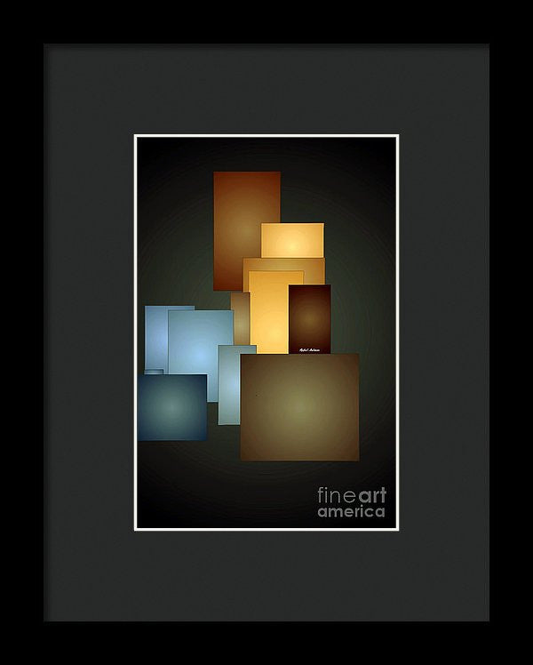 Framed Print - Geometric Windows