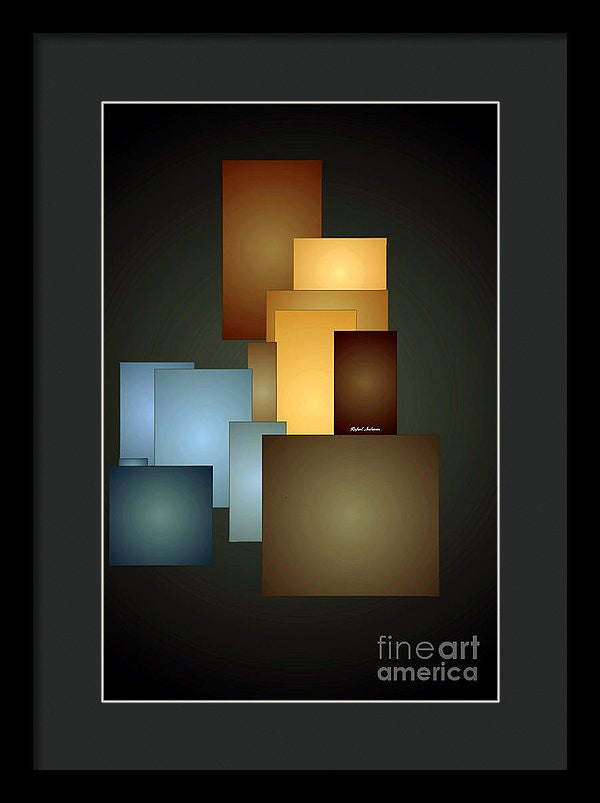 Framed Print - Geometric Windows