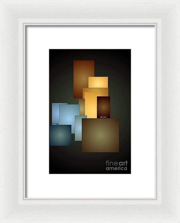 Framed Print - Geometric Windows