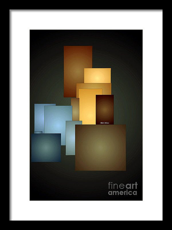 Framed Print - Geometric Windows