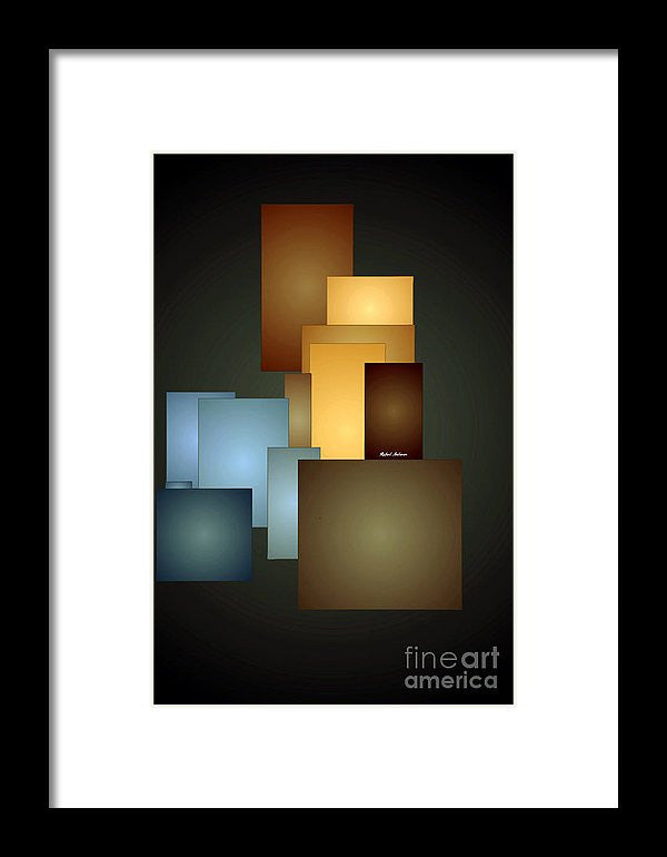 Framed Print - Geometric Windows