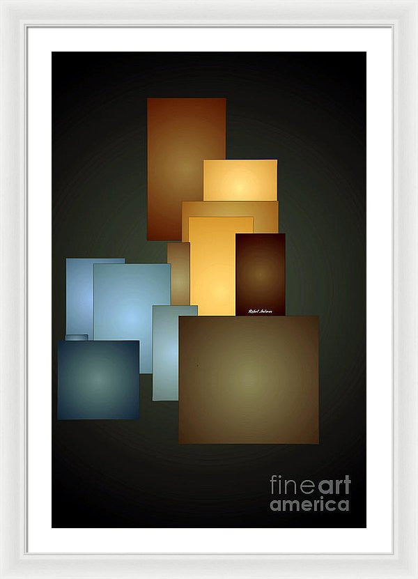 Framed Print - Geometric Windows