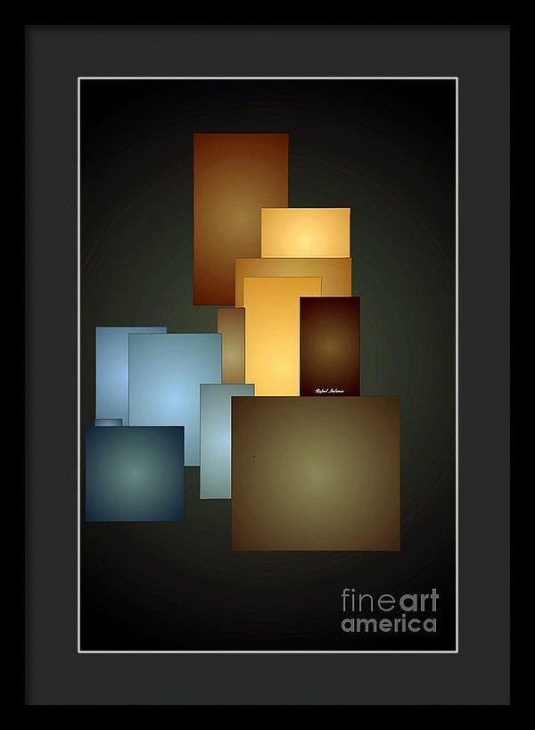 Framed Print - Geometric Windows