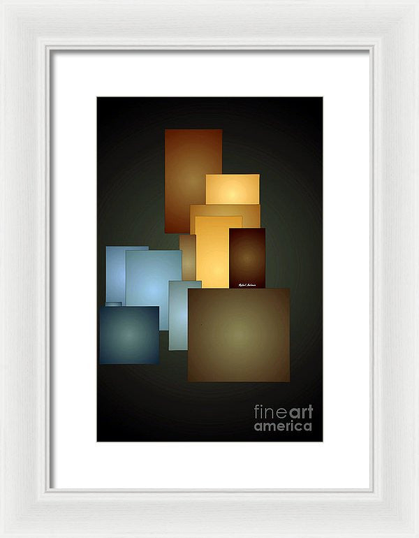 Framed Print - Geometric Windows