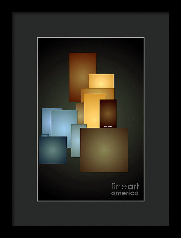 Framed Print - Geometric Windows