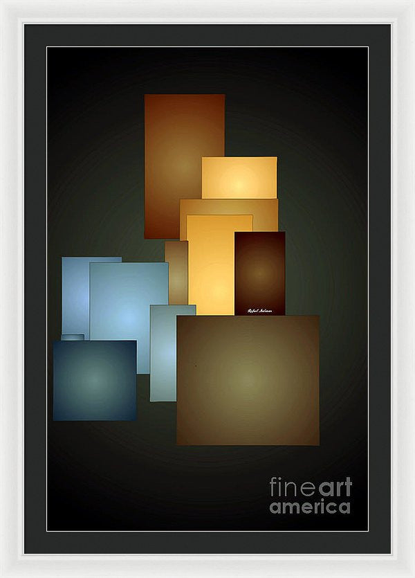 Framed Print - Geometric Windows