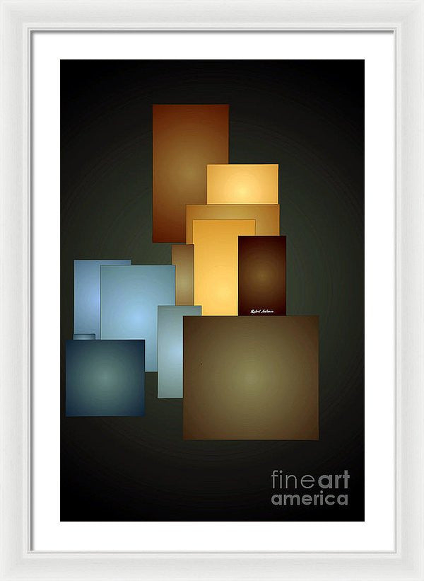 Framed Print - Geometric Windows