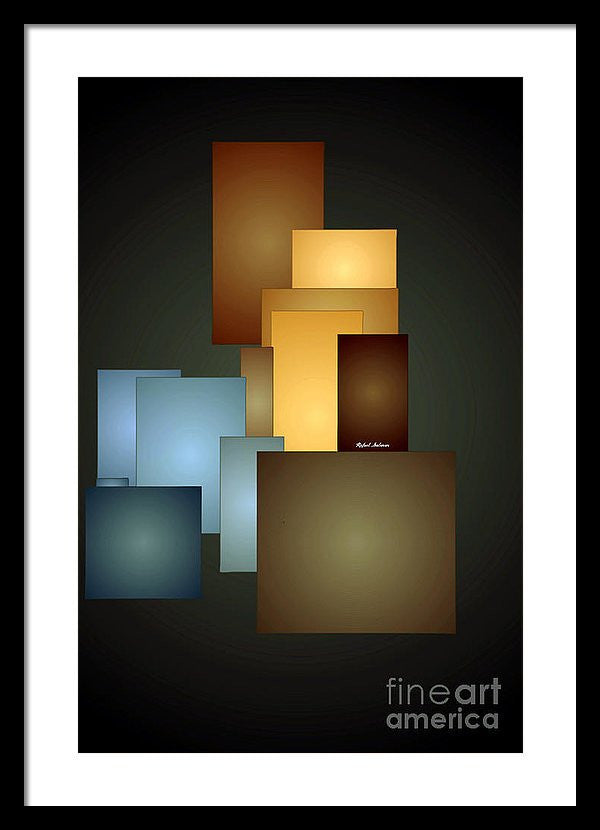 Framed Print - Geometric Windows