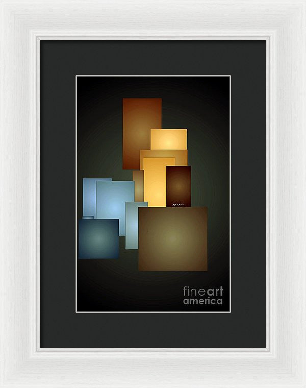 Framed Print - Geometric Windows