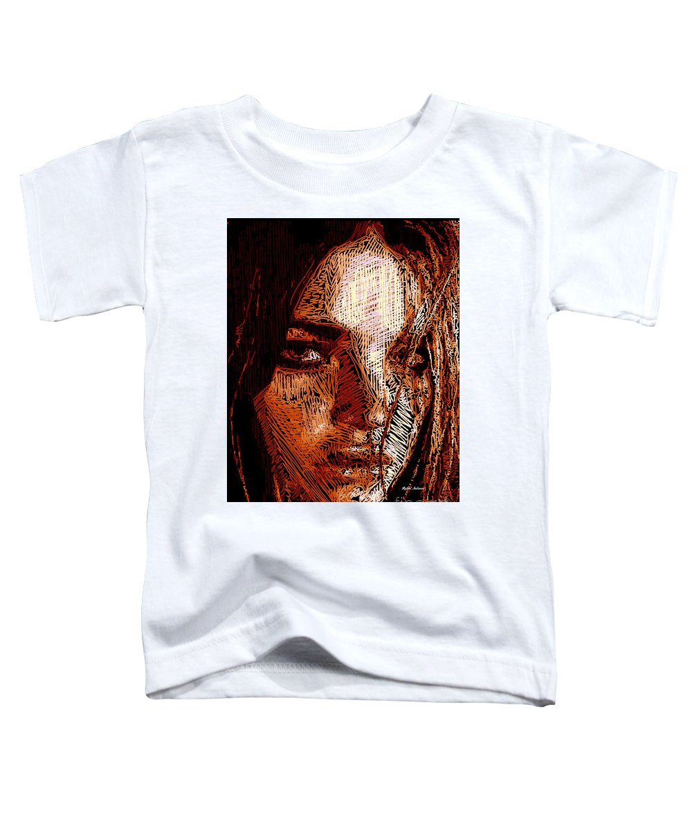 Girl Portrait In Sepia  - Toddler T-Shirt