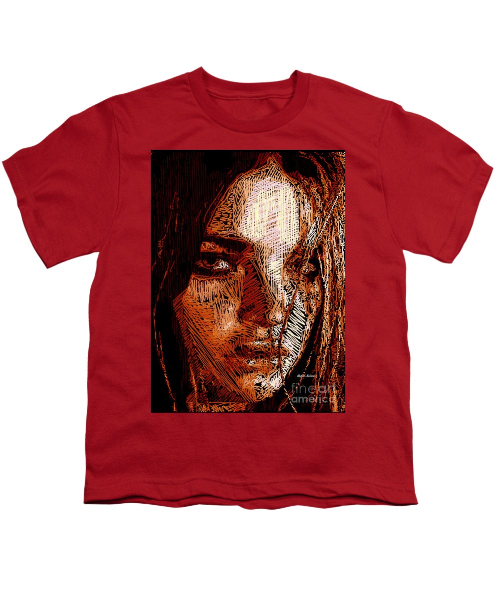 Girl Portrait In Sepia  - Youth T-Shirt