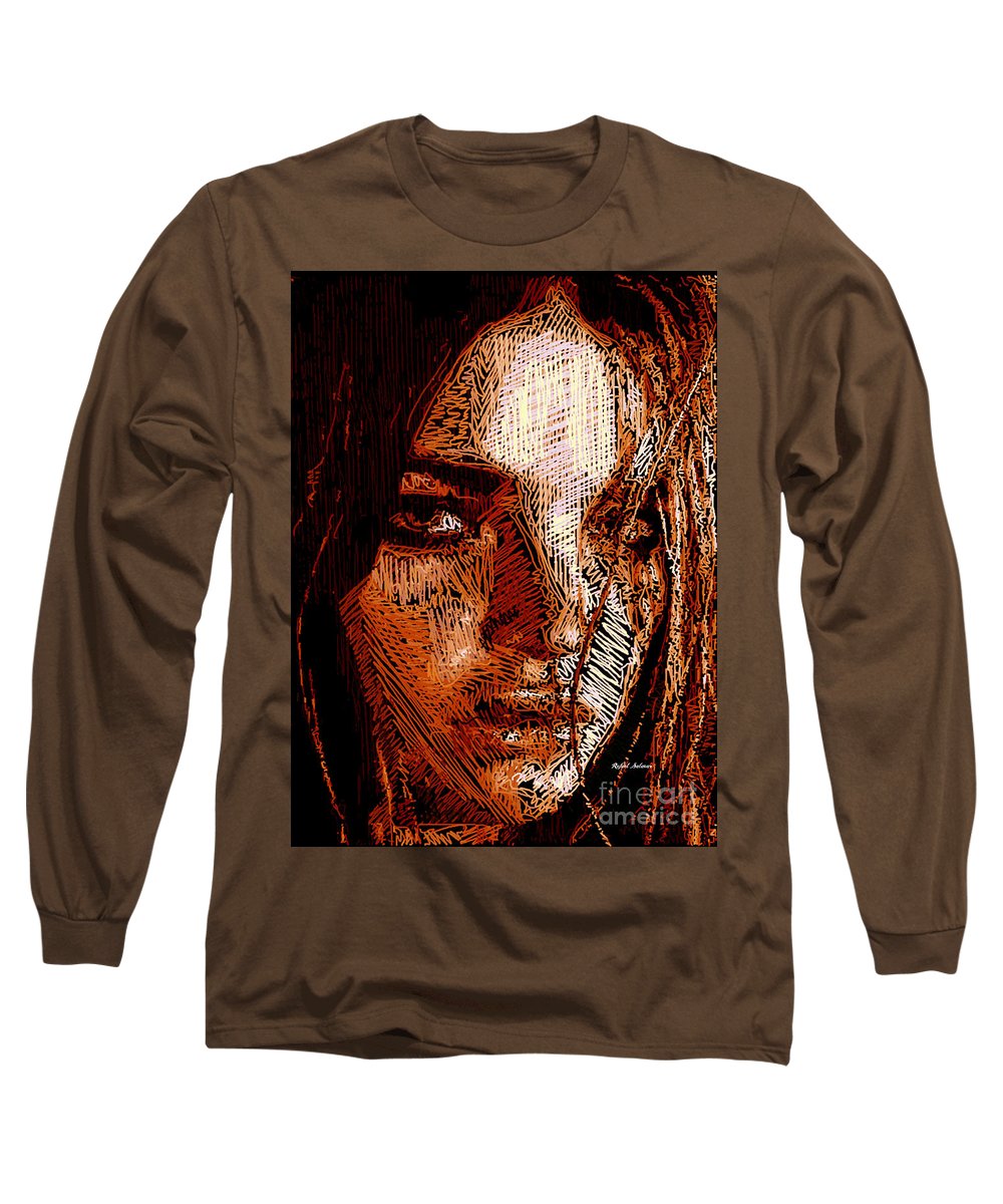 Girl Portrait In Sepia  - Long Sleeve T-Shirt