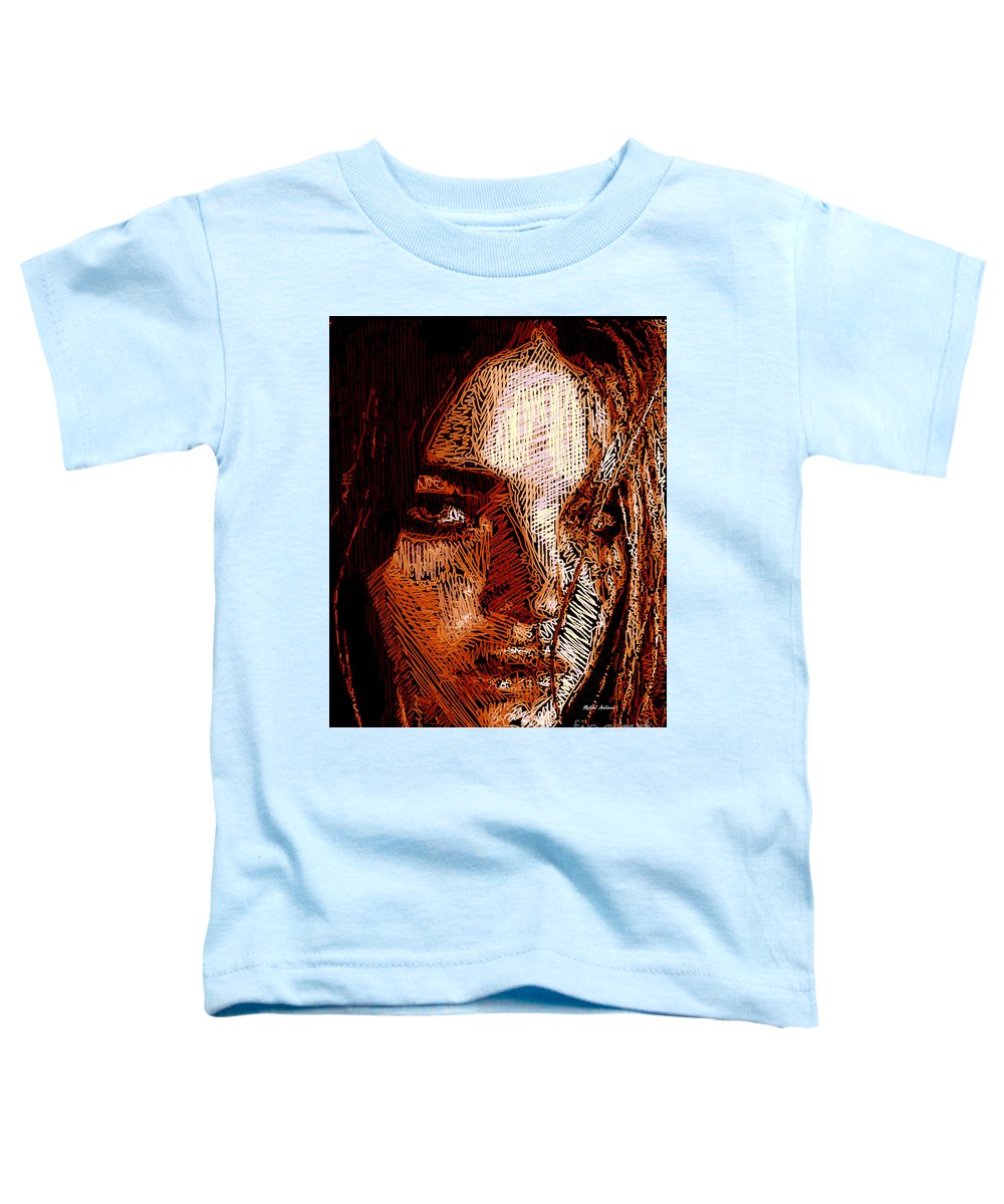 Girl Portrait In Sepia  - Toddler T-Shirt