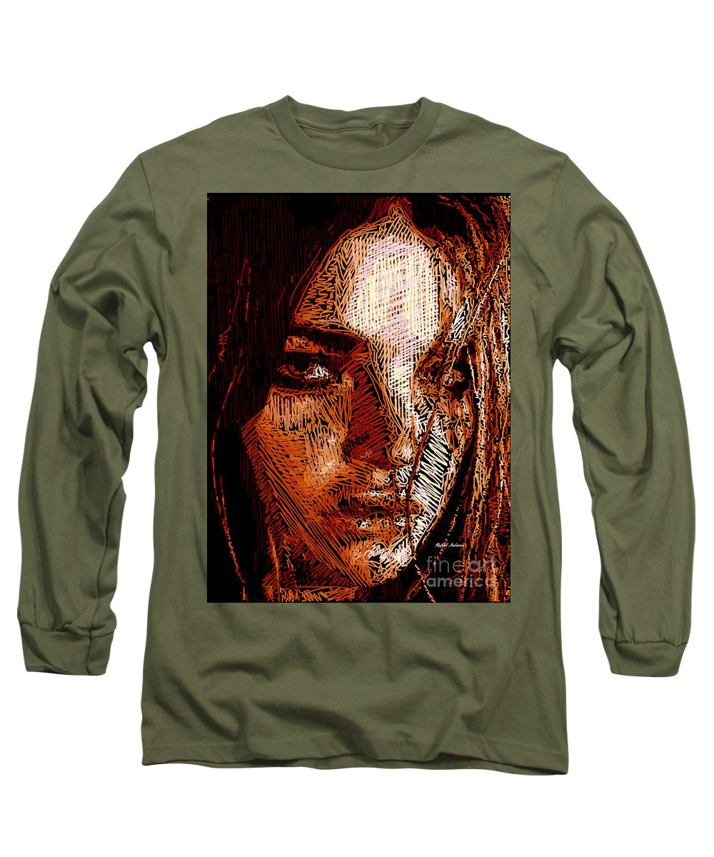 Girl Portrait In Sepia  - Long Sleeve T-Shirt