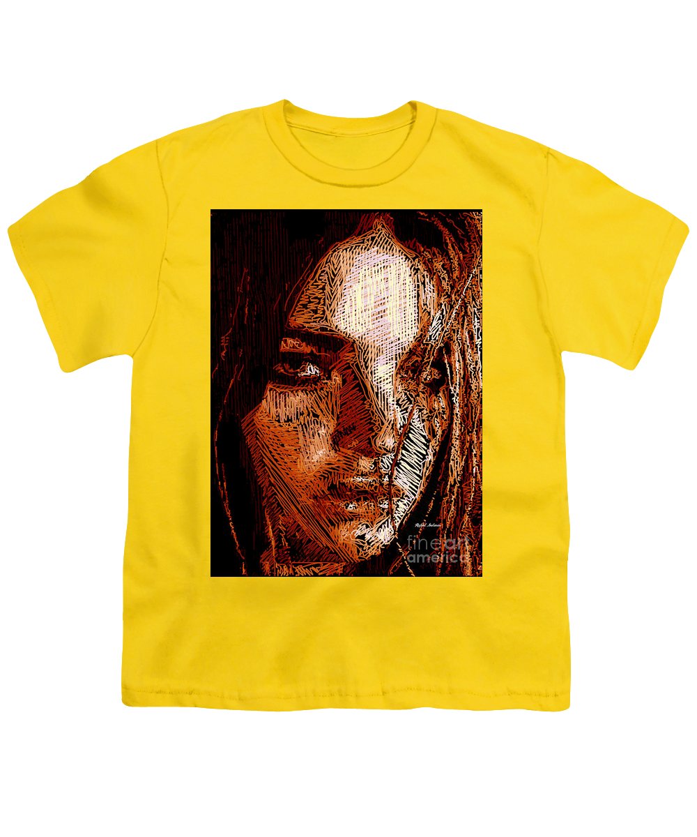 Girl Portrait In Sepia  - Youth T-Shirt