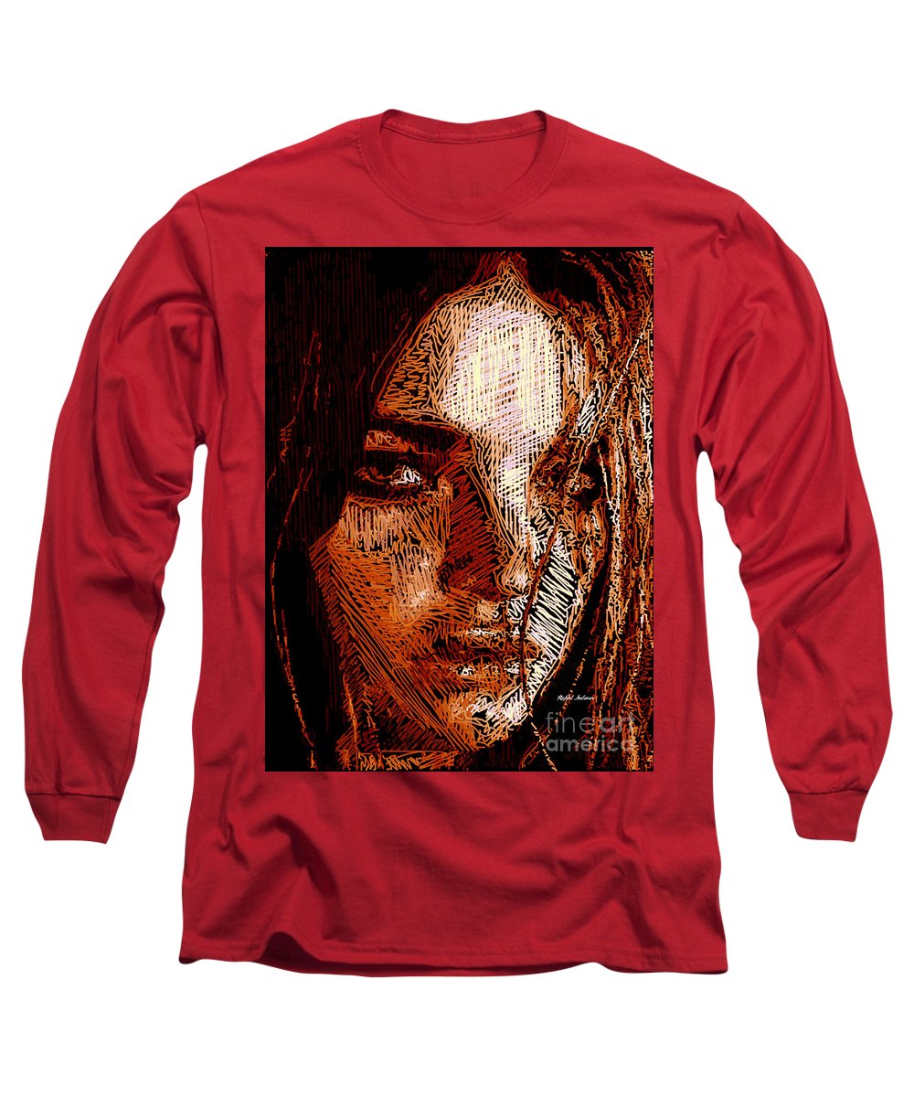 Girl Portrait In Sepia  - Long Sleeve T-Shirt