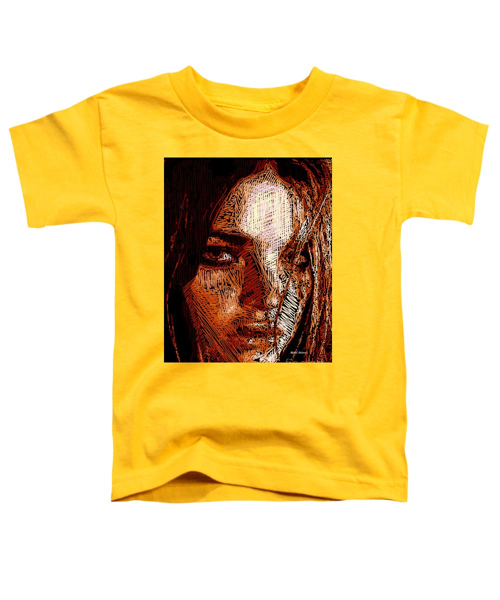 Girl Portrait In Sepia  - Toddler T-Shirt