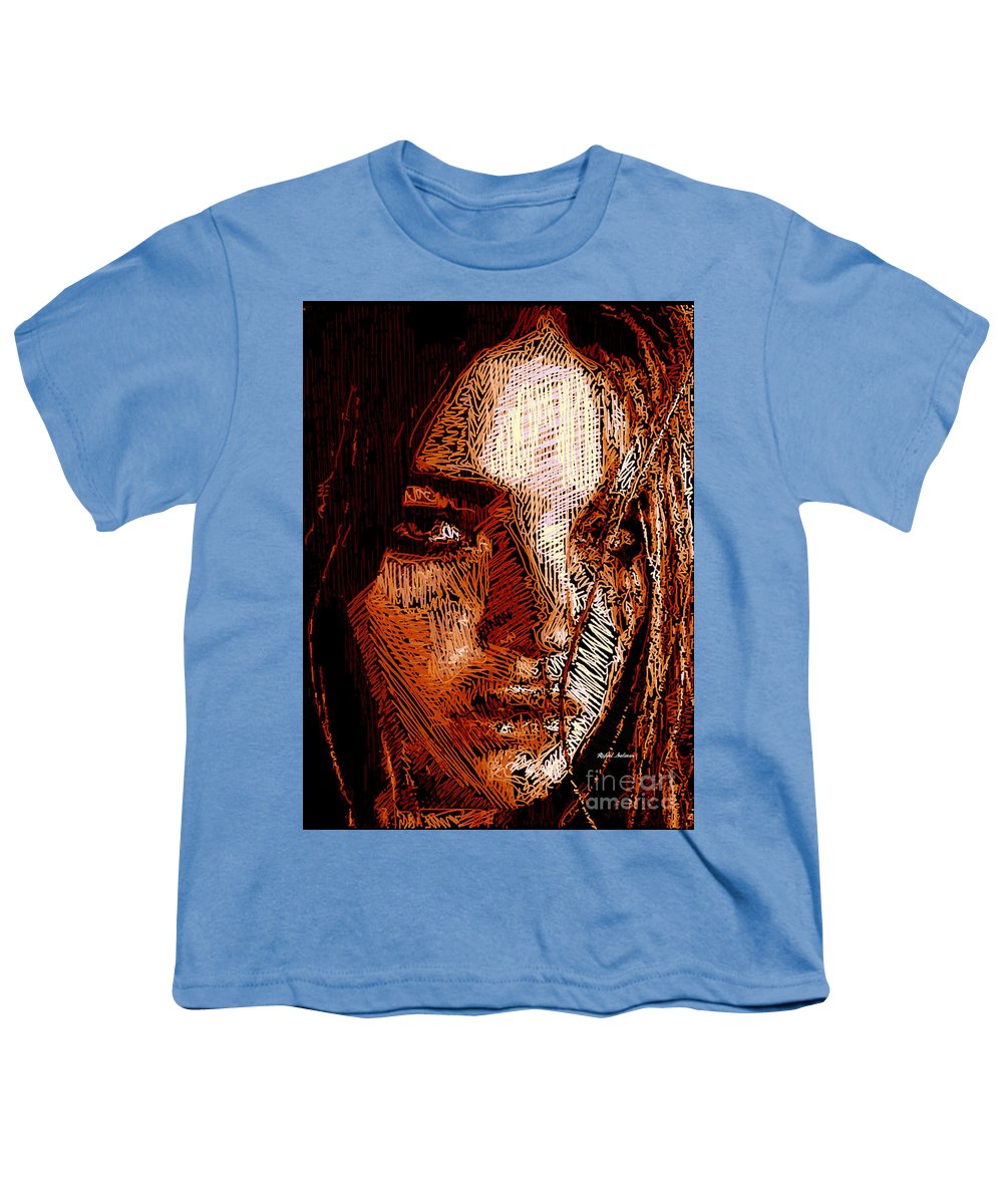 Girl Portrait In Sepia  - Youth T-Shirt