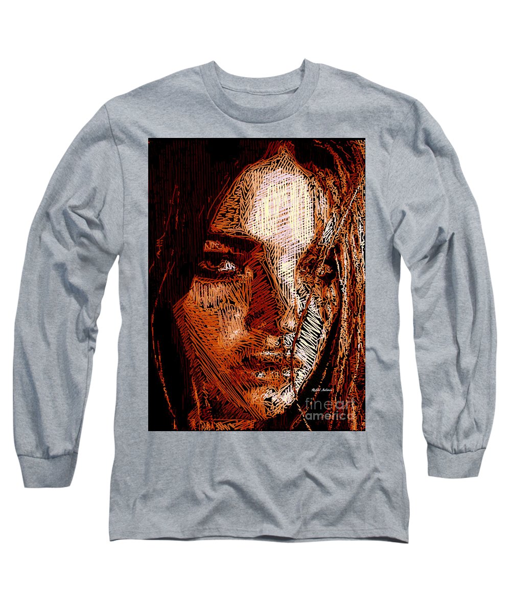 Girl Portrait In Sepia  - Long Sleeve T-Shirt