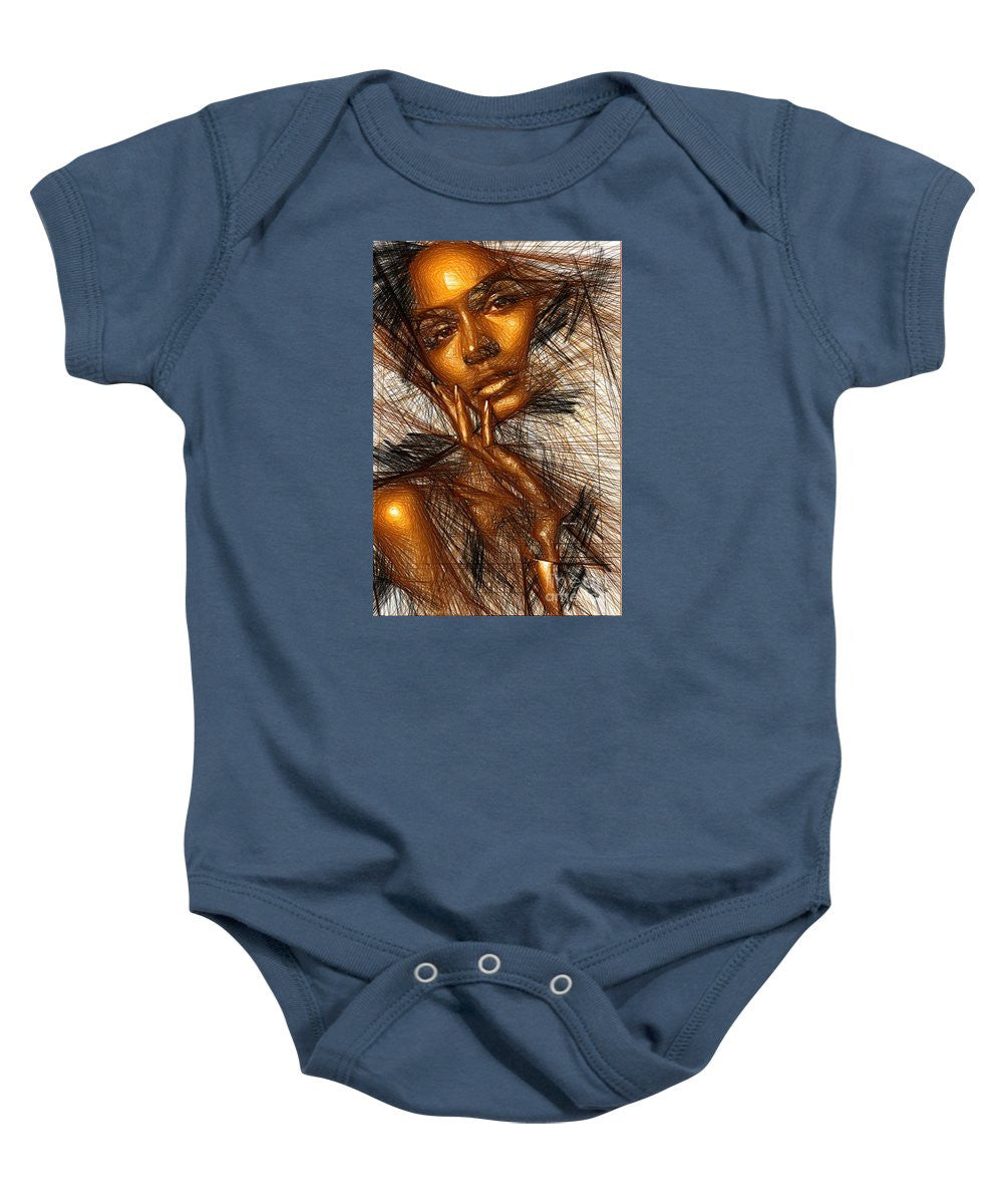 Baby Onesie - Gold Fingers