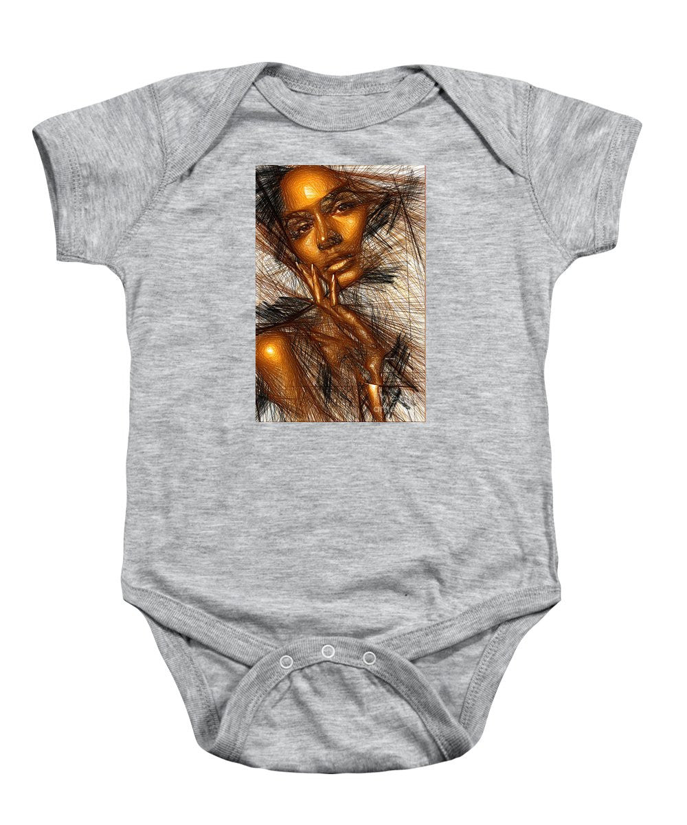 Baby Onesie - Gold Fingers