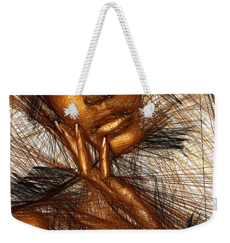 Weekender Tote Bag - Gold Fingers