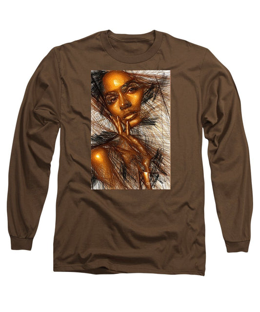 Long Sleeve T-Shirt - Gold Fingers