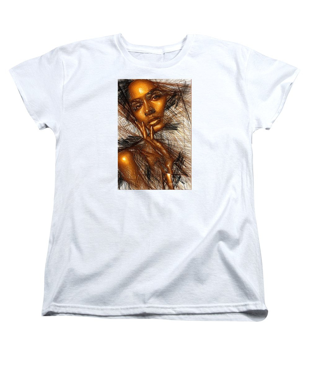 T-shirt femme (coupe standard) - Doigts d'or