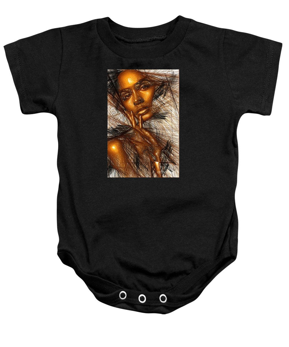 Baby Onesie - Gold Fingers