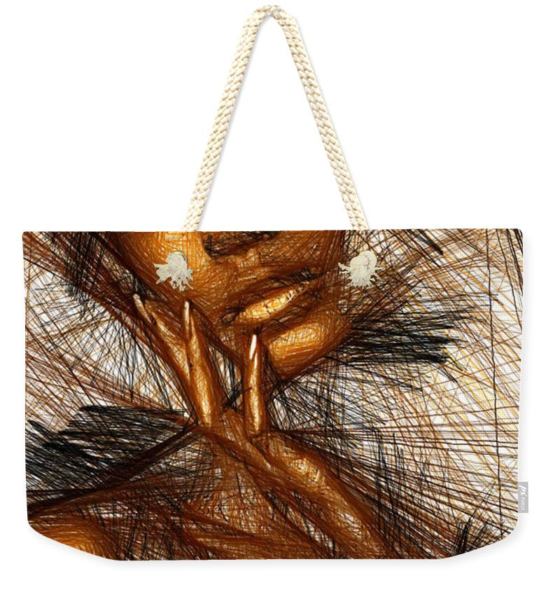 Weekender Tote Bag - Gold Fingers