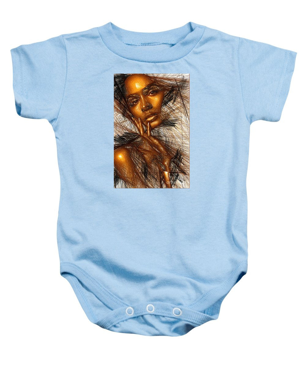 Baby Onesie - Gold Fingers