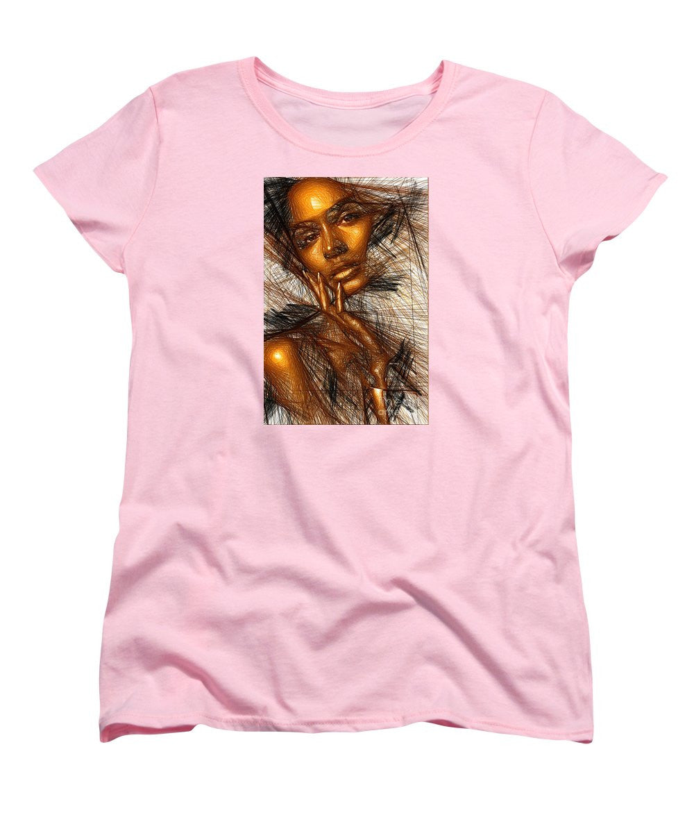 T-shirt femme (coupe standard) - Doigts d'or