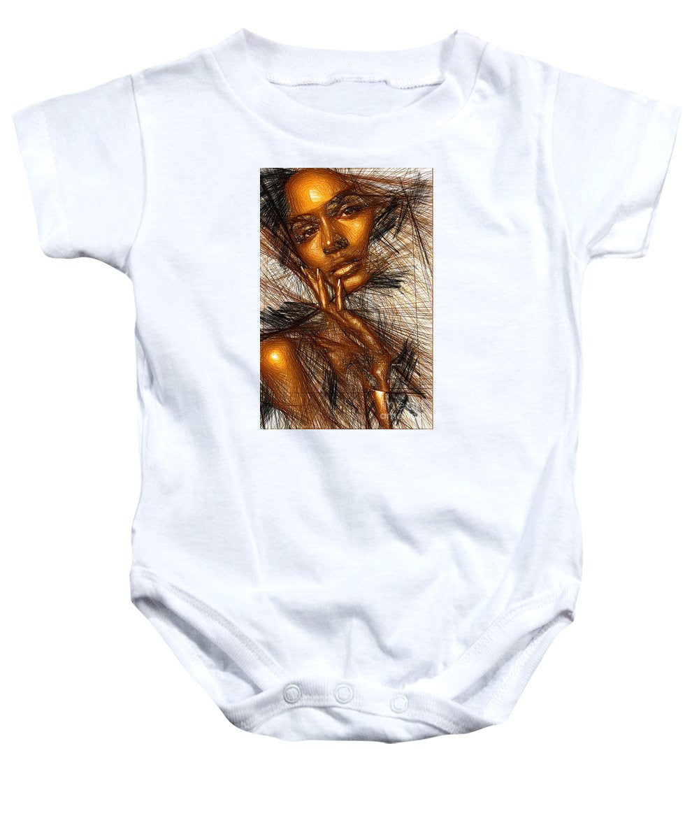 Baby Onesie - Gold Fingers